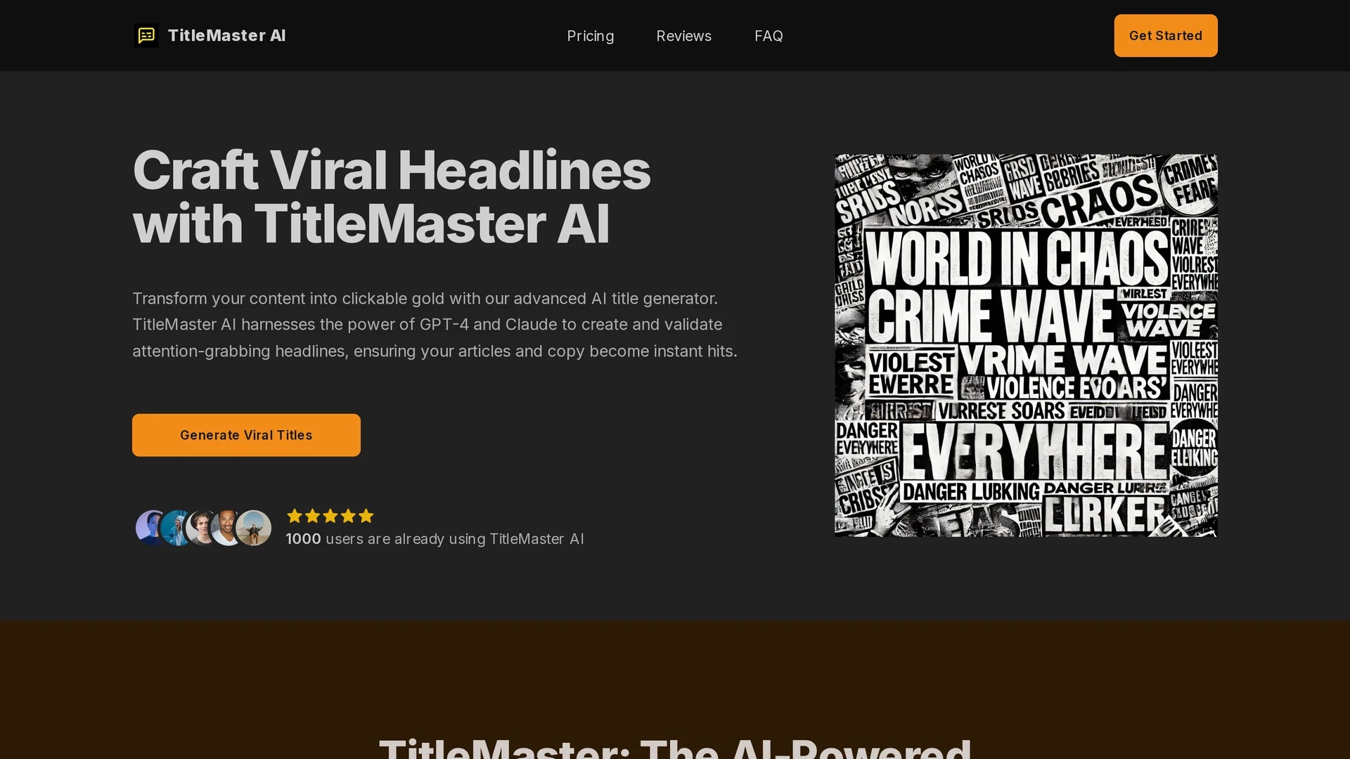 titlemaster-ai homepage