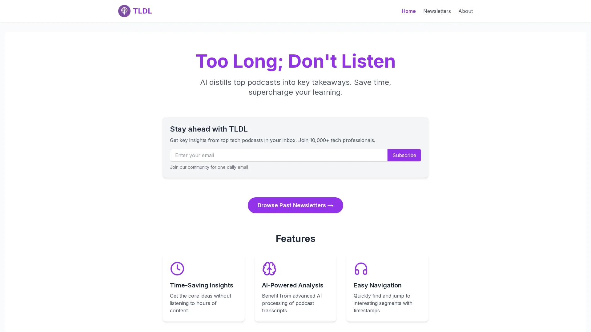 tldl homepage