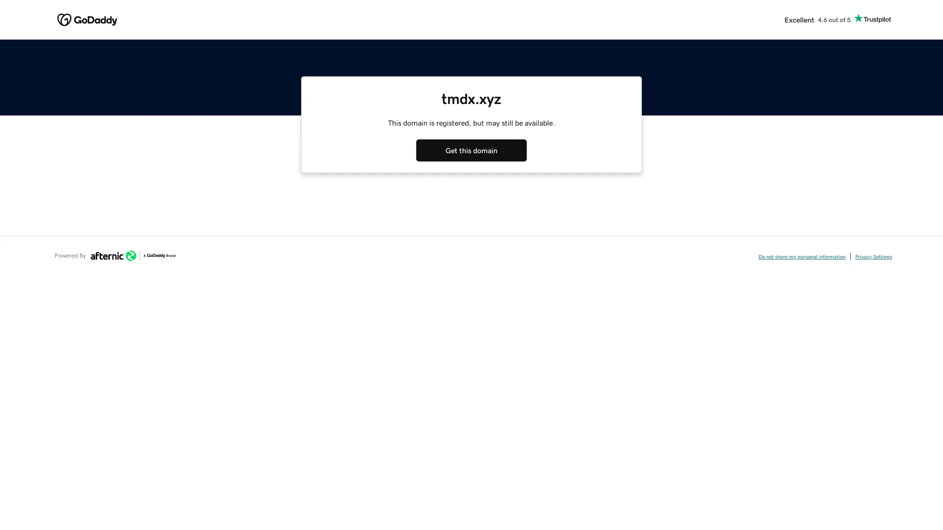 tmdx homepage