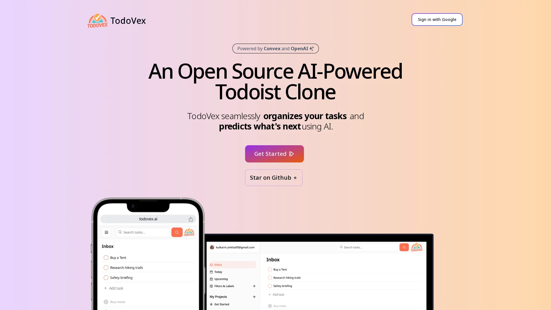 todovex homepage