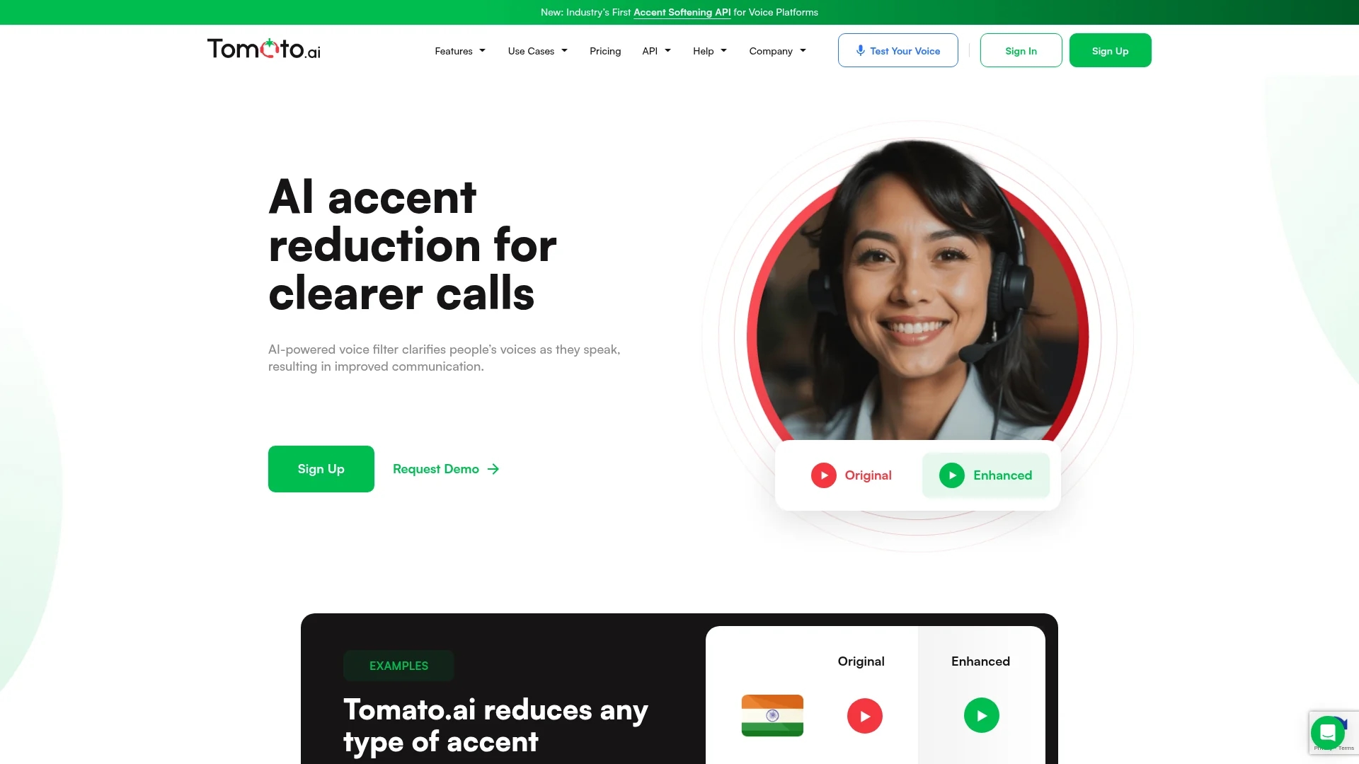 tomato-ai homepage