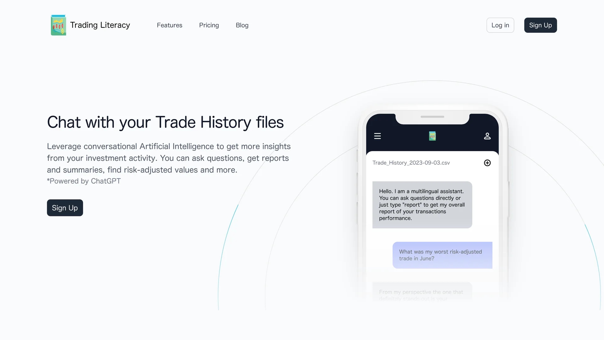 trading-literacy-bot homepage
