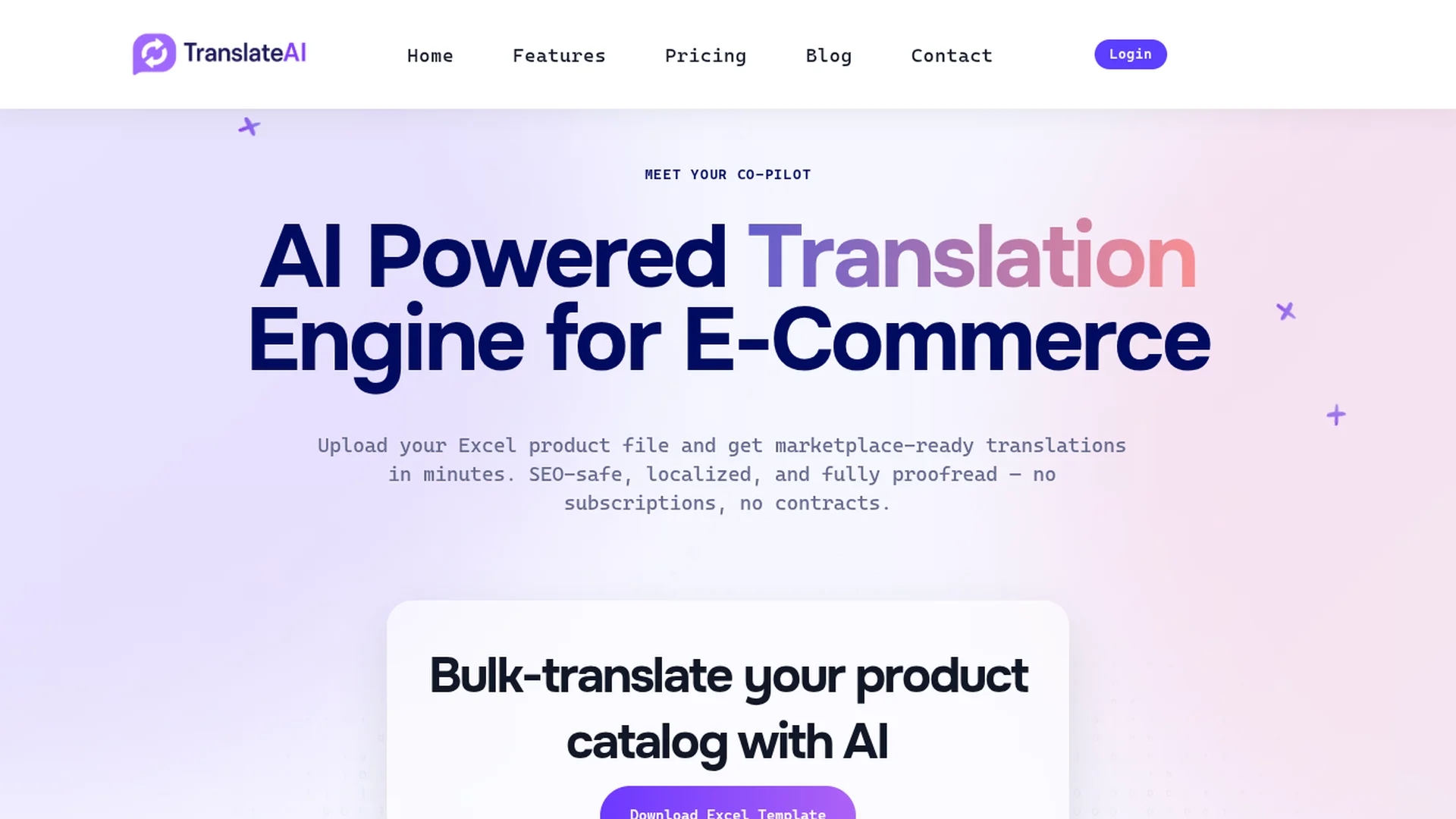 translateai homepage