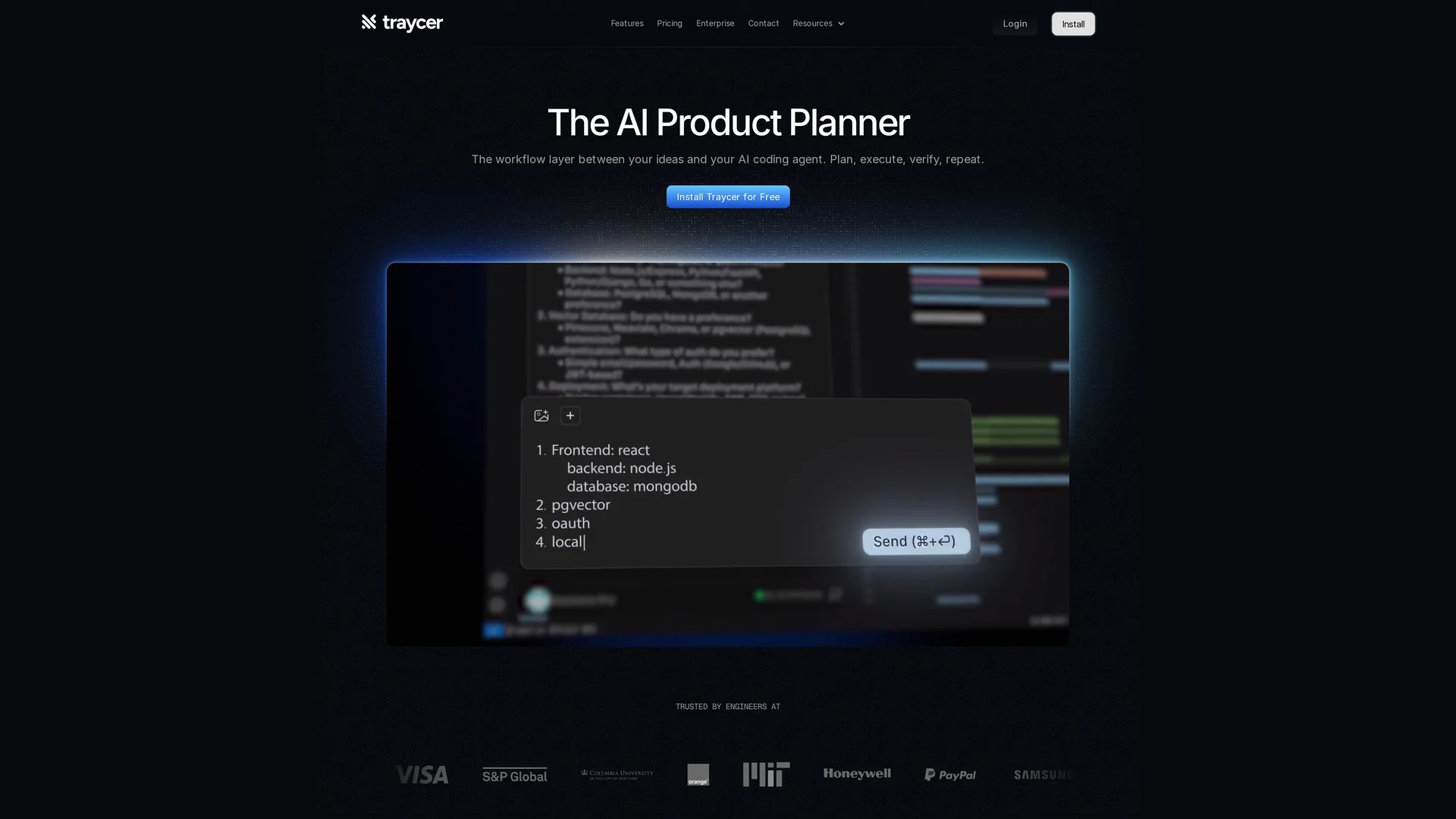 traycer-ai homepage