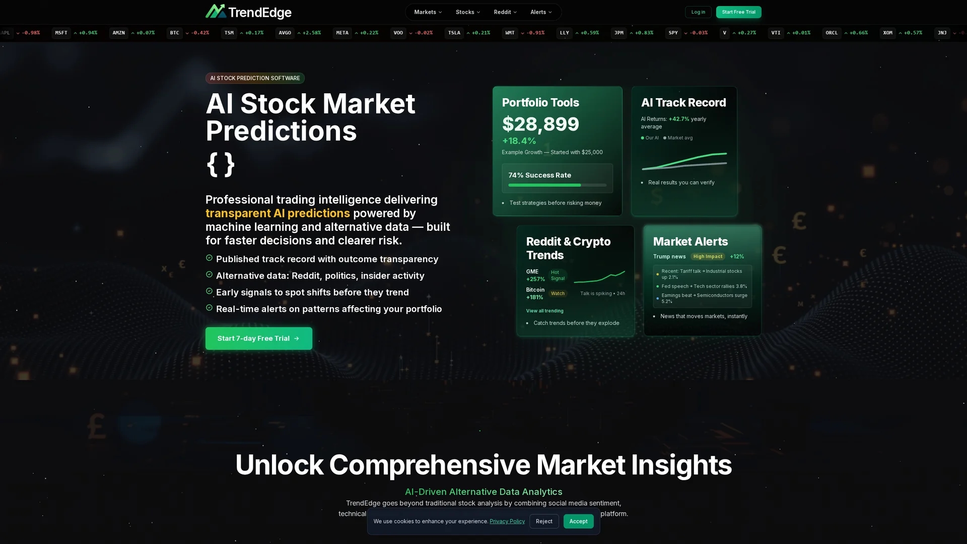 trendedge homepage