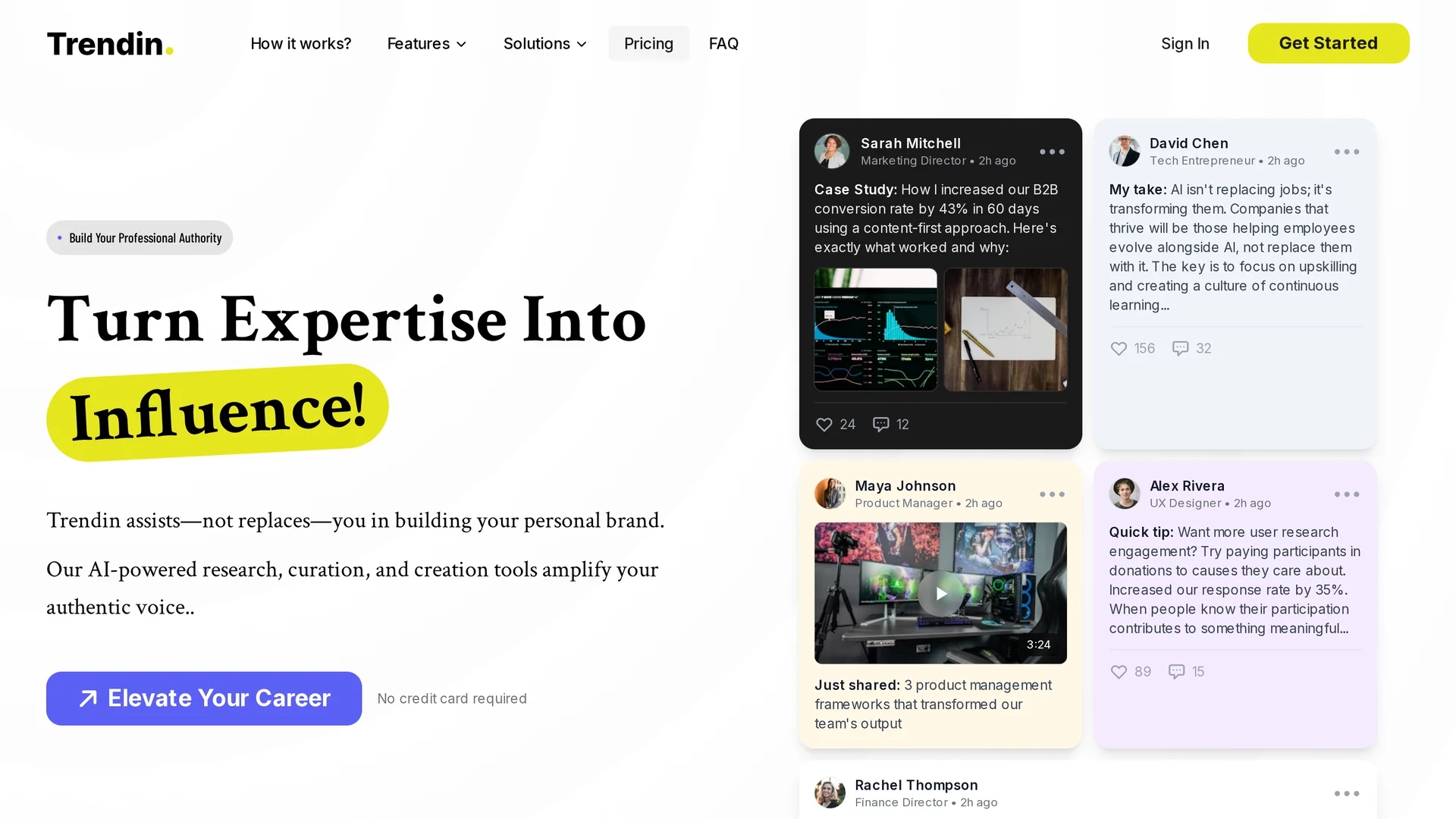 trendin homepage