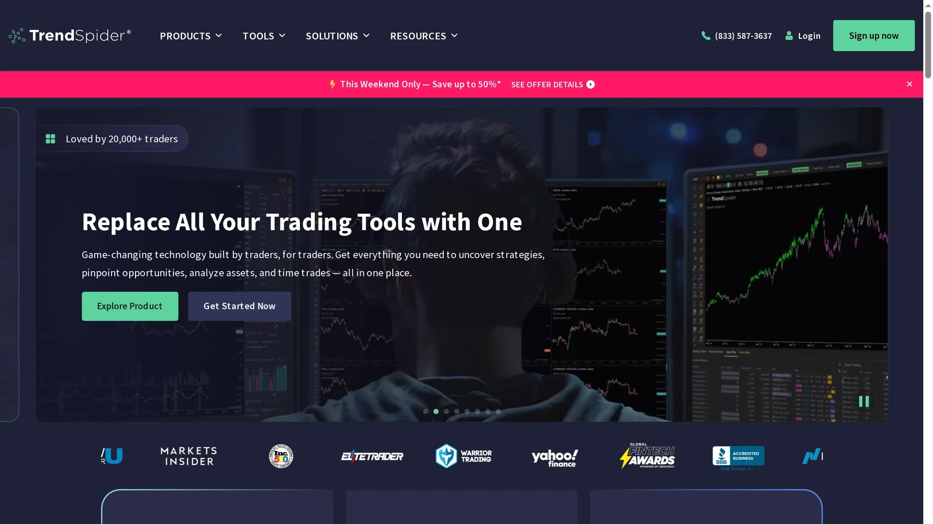 trendspider homepage