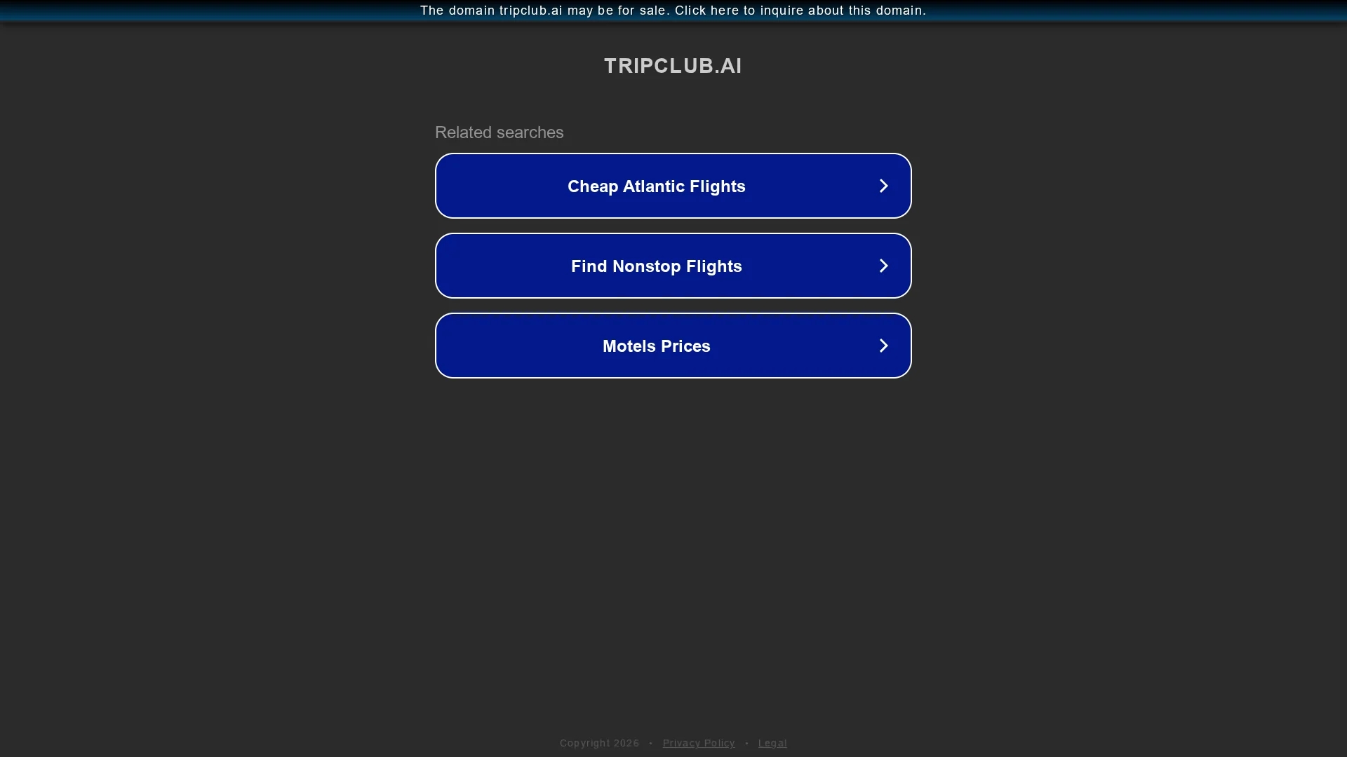 trip-club homepage