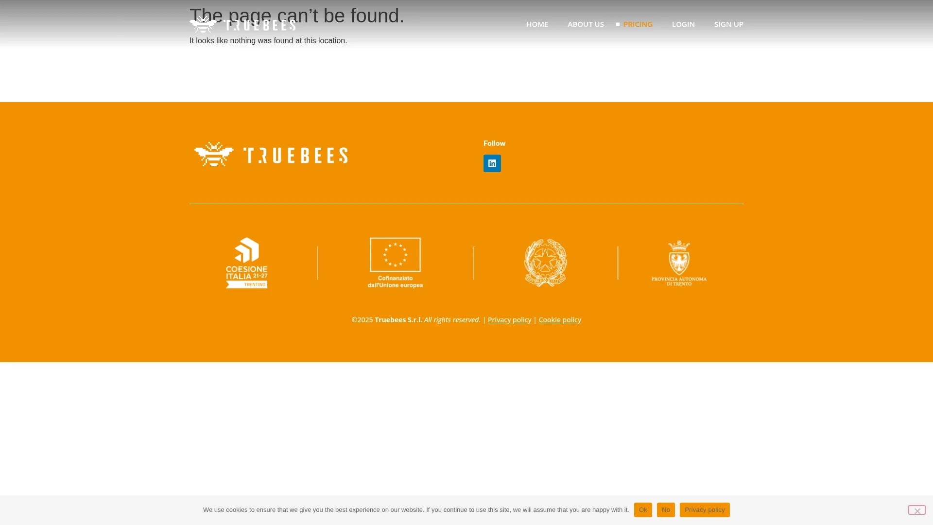 truebees homepage