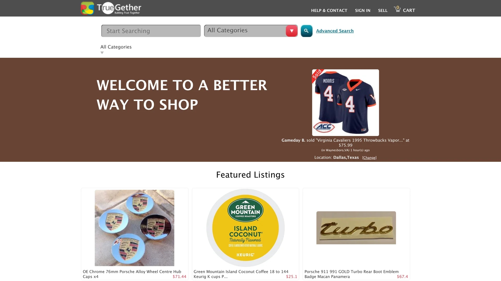 truegether homepage
