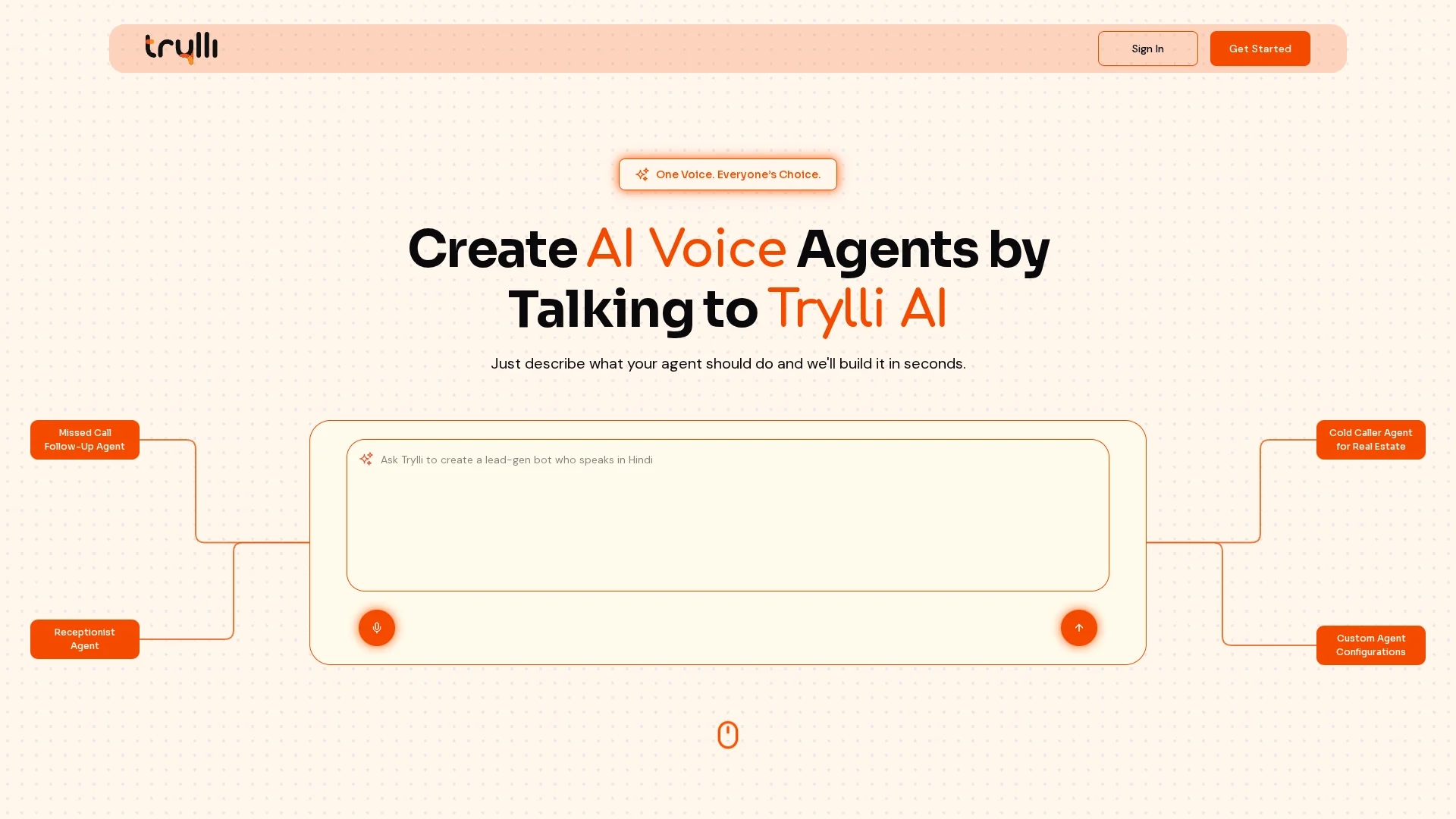 trylli-ai homepage