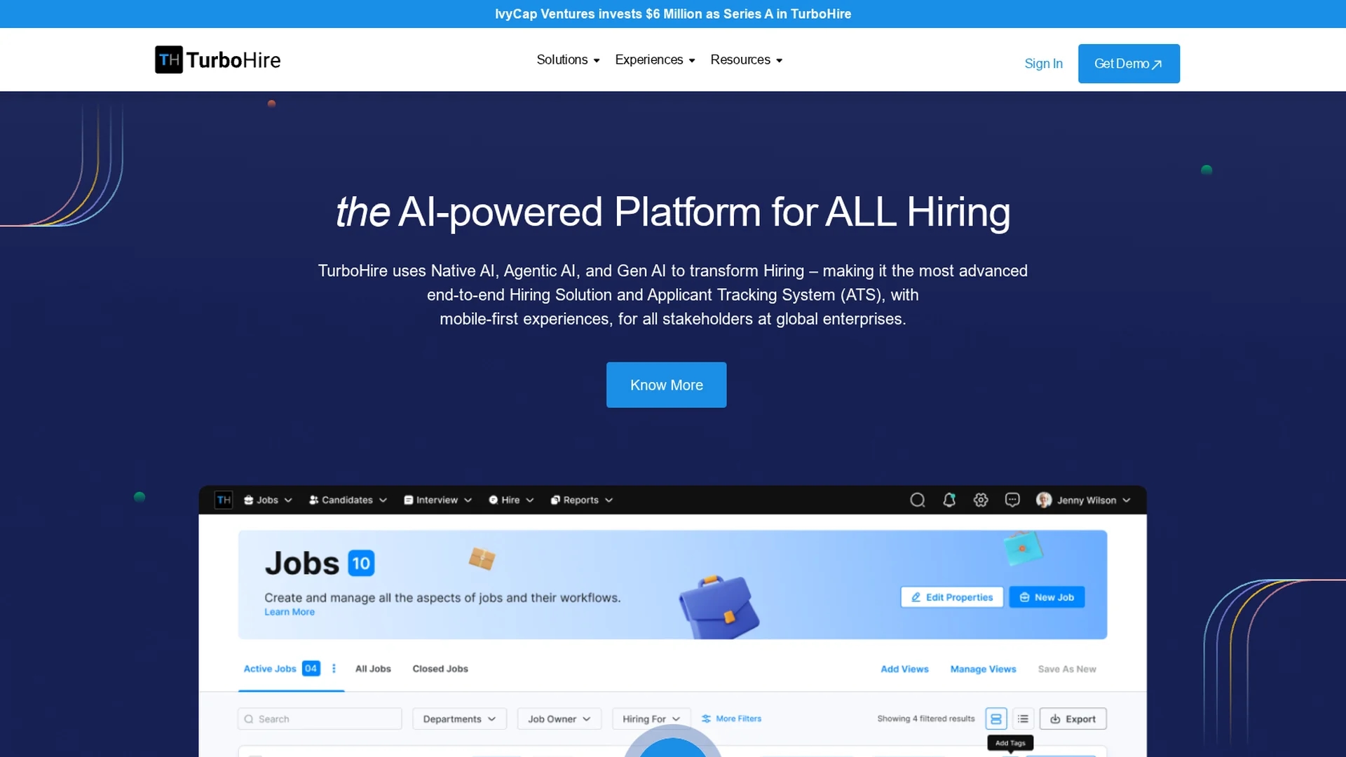 turbohire homepage
