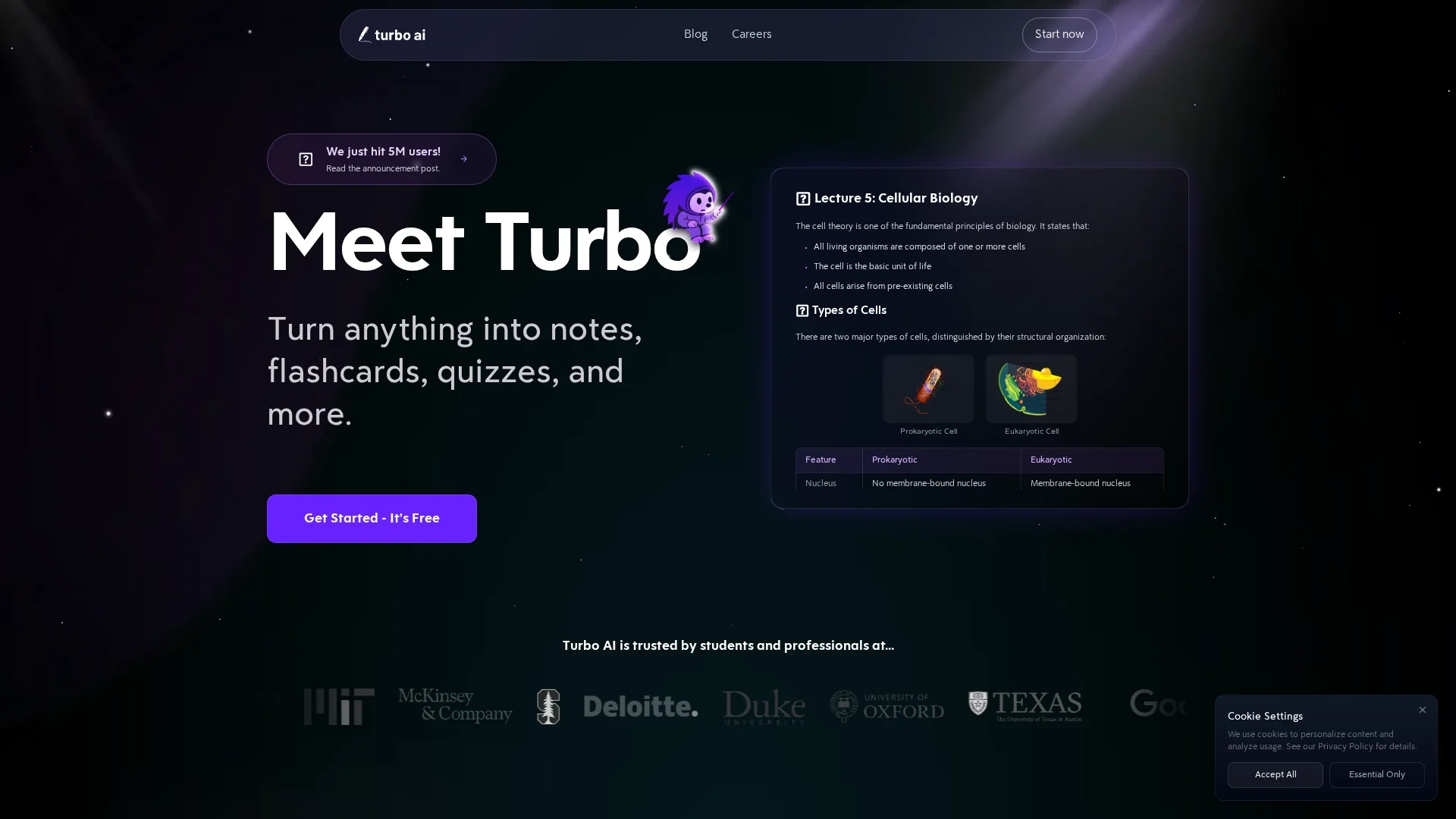 turbolearn homepage