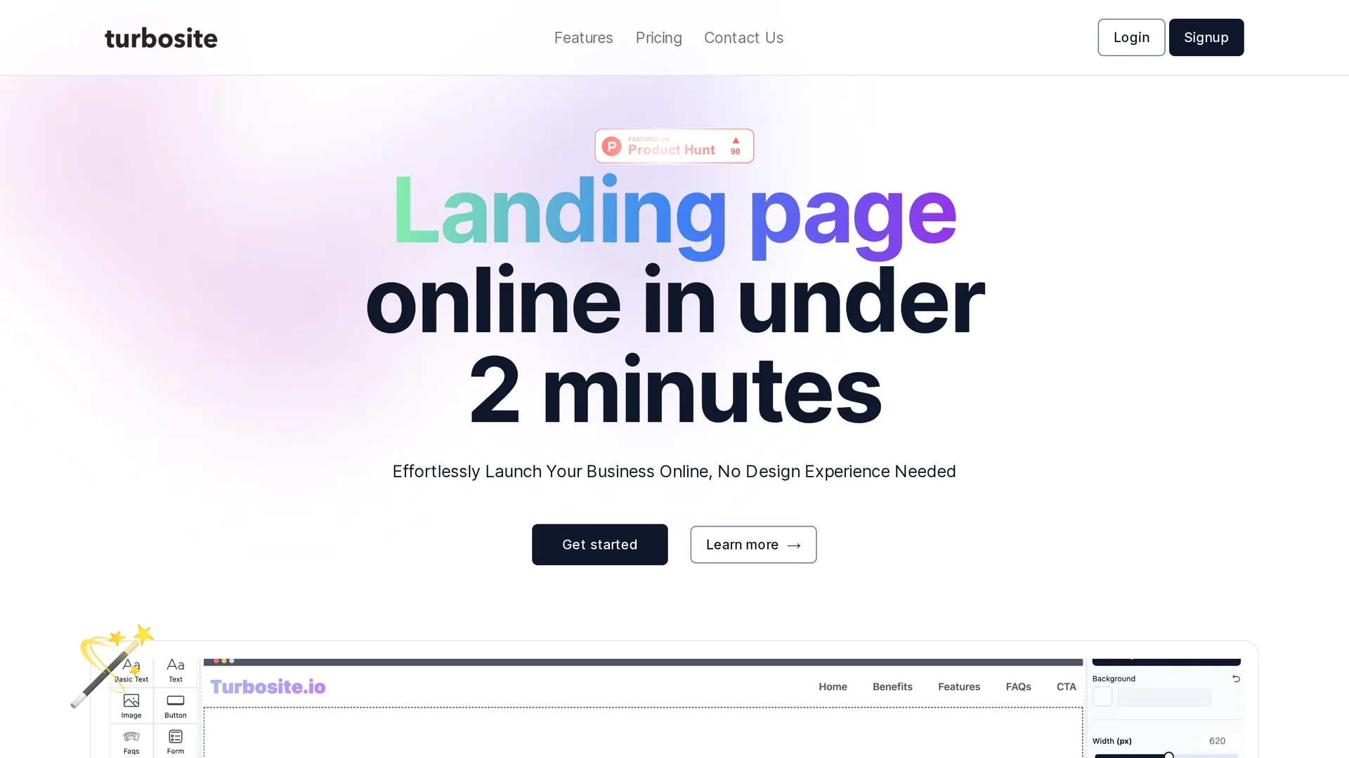 turbosite homepage
