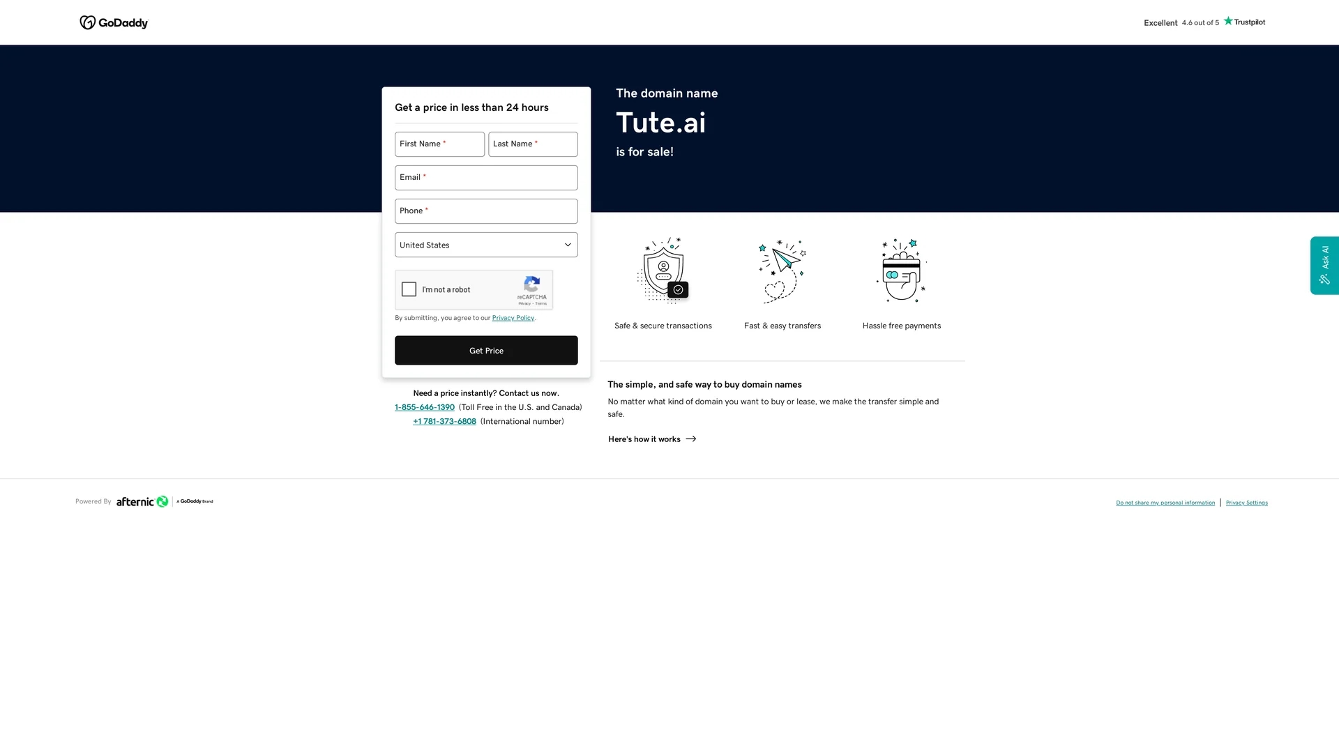 tute-ai homepage