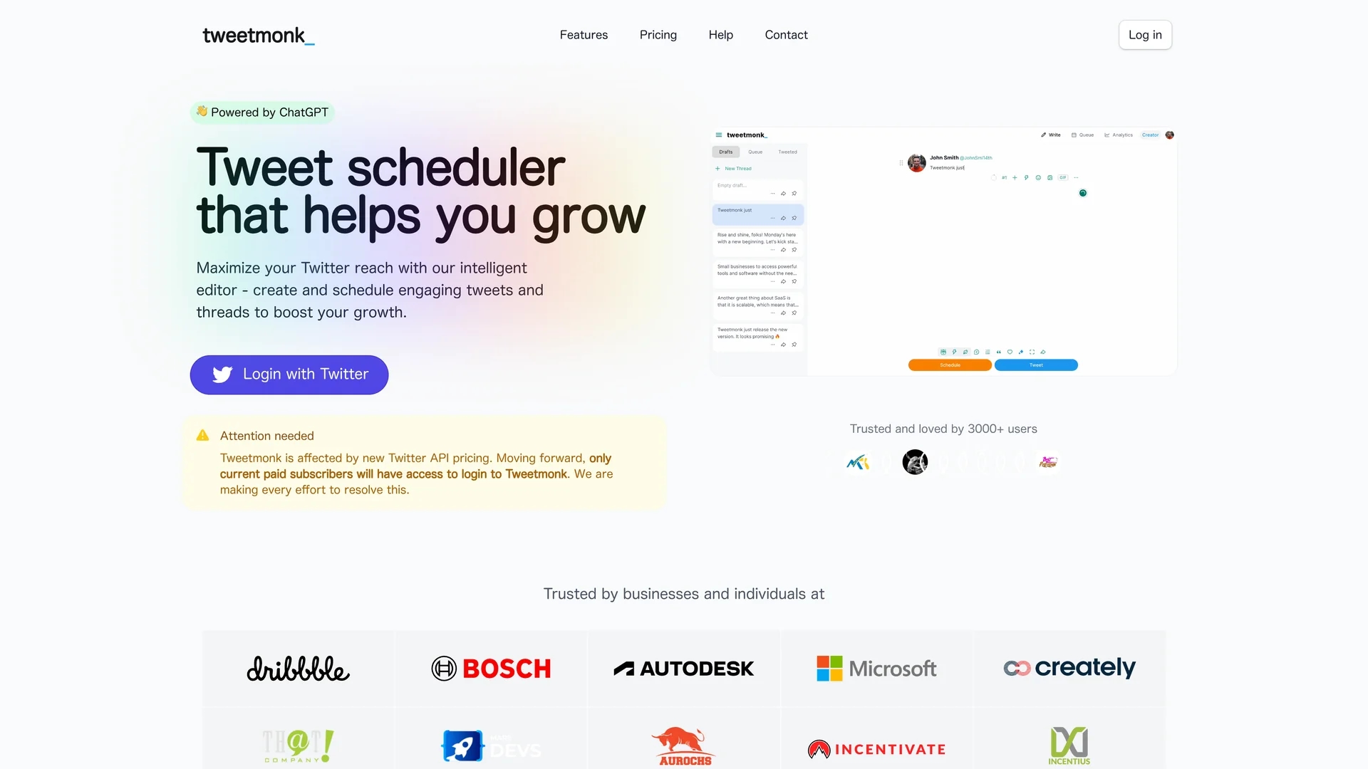 tweet-monk homepage