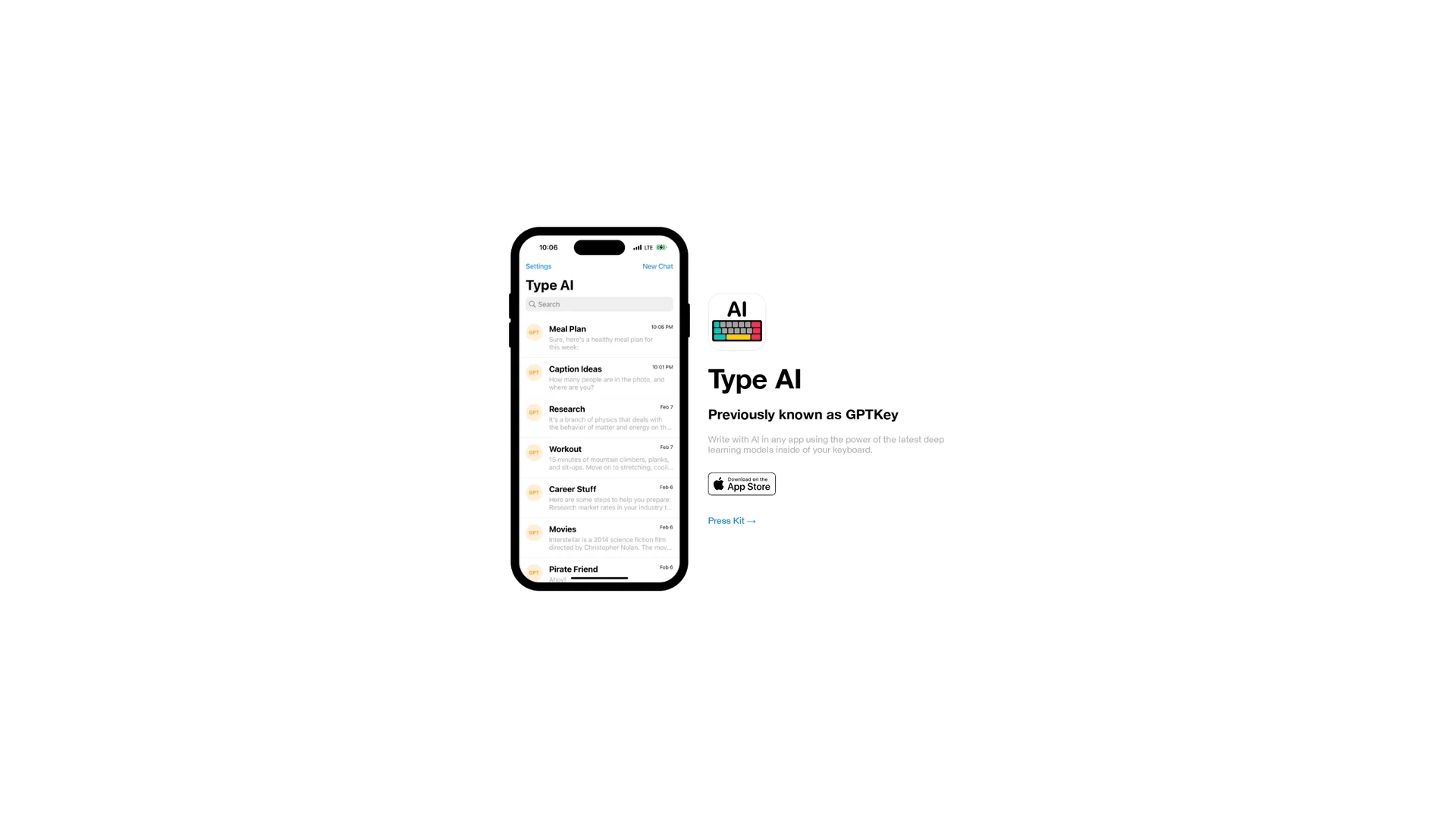 typeai-app homepage