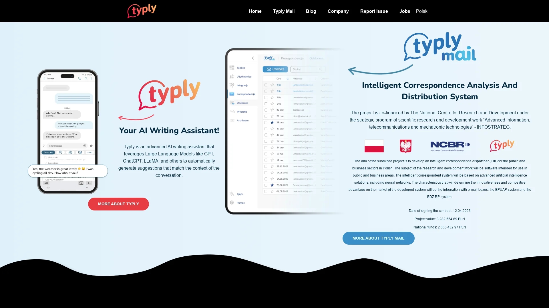 typly homepage