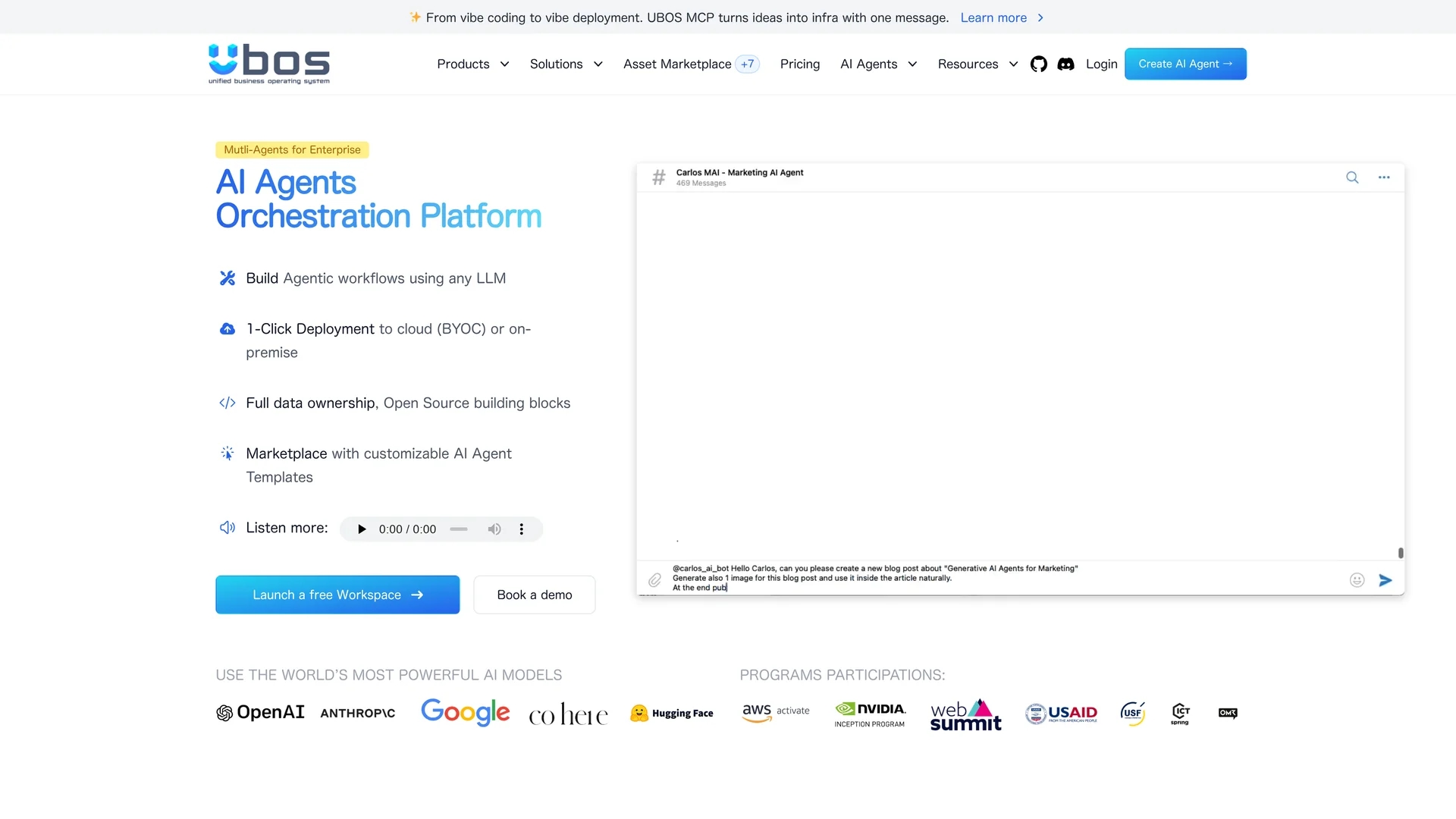 ubos homepage