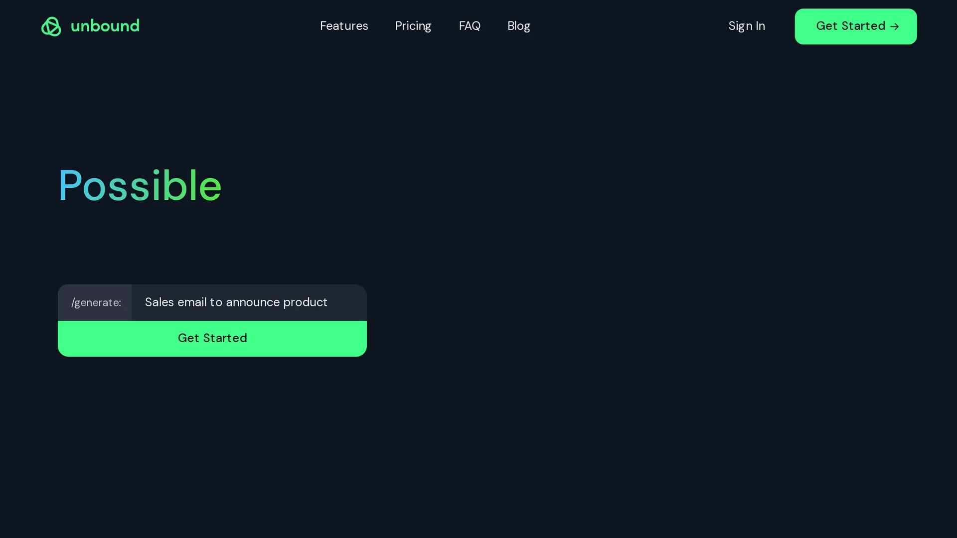 unbound homepage