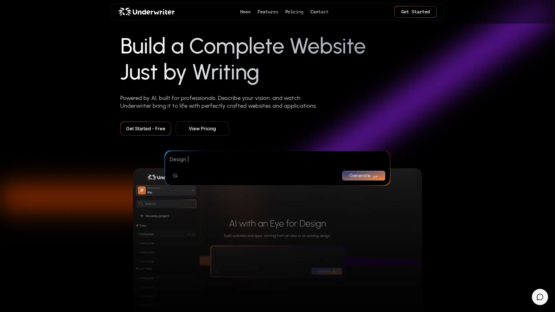 underwriter-ai homepage