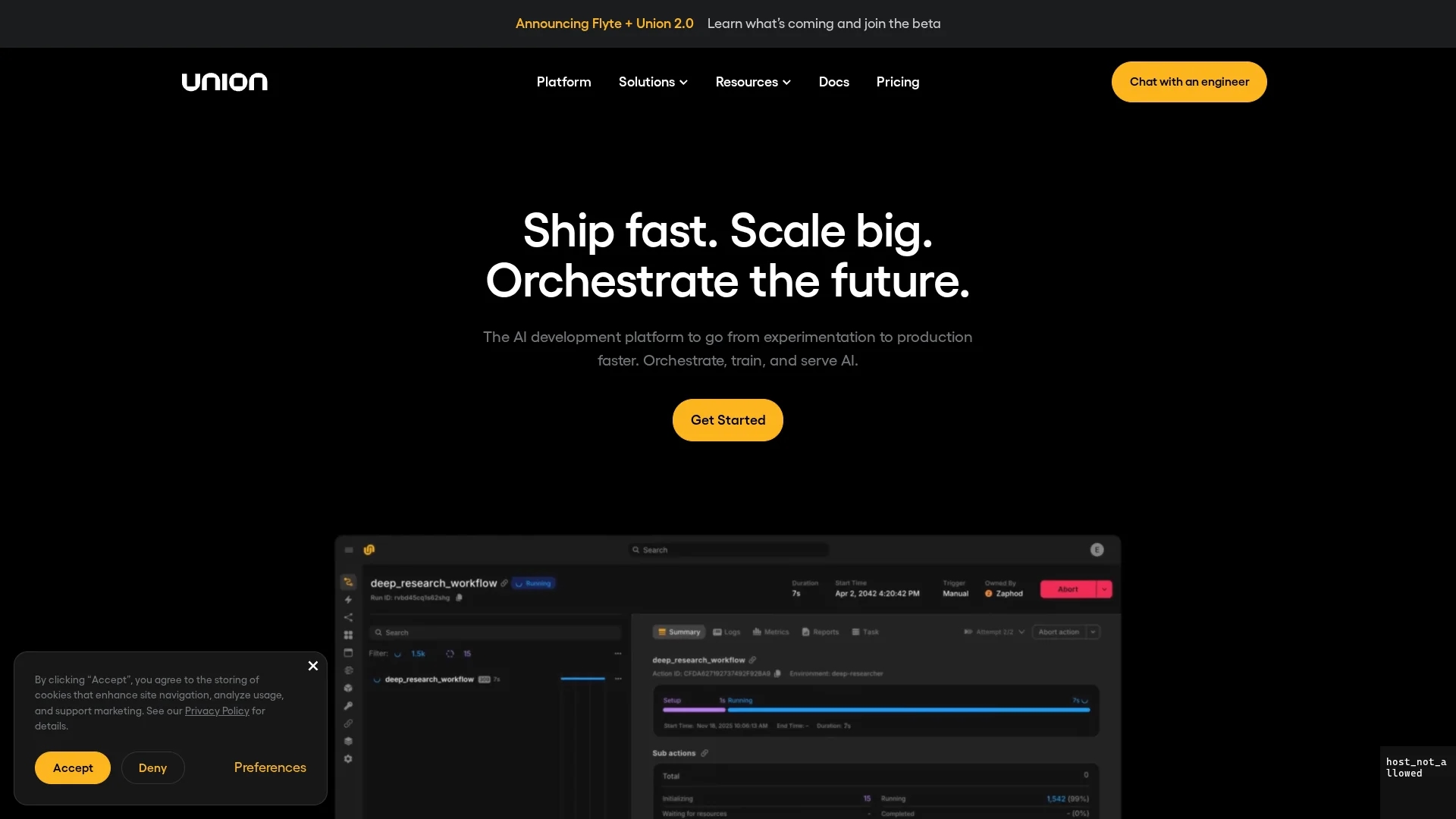 union-cloud homepage