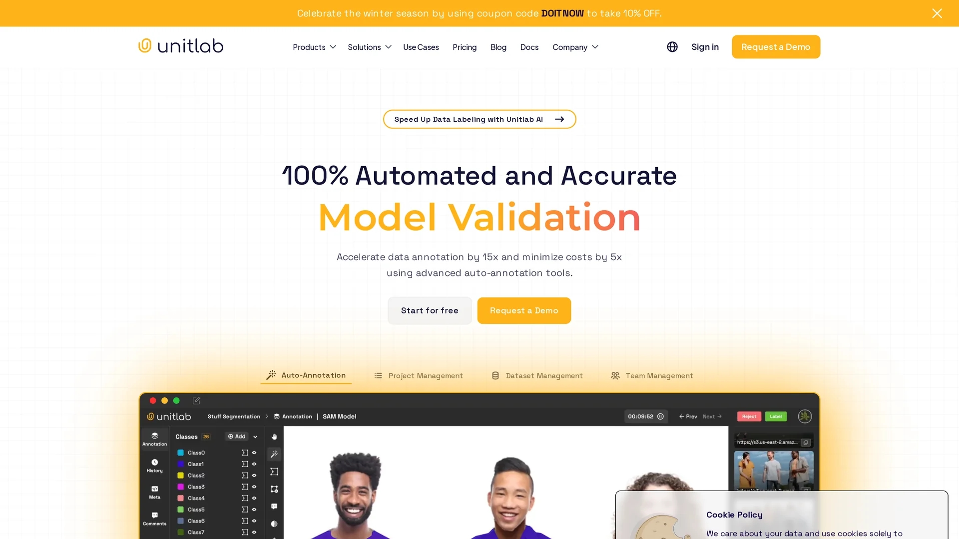 unitlab-ai homepage