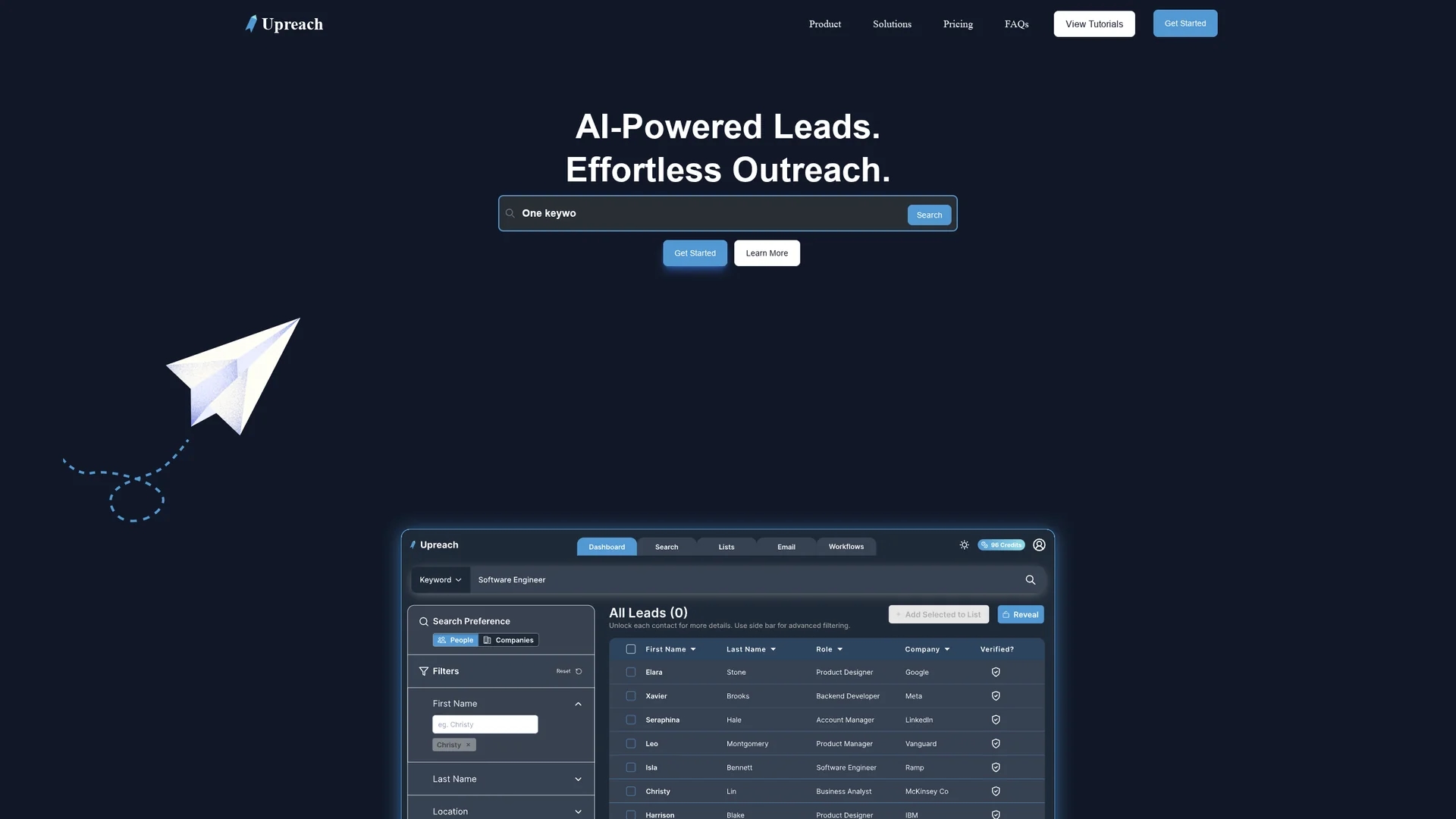 upreach homepage