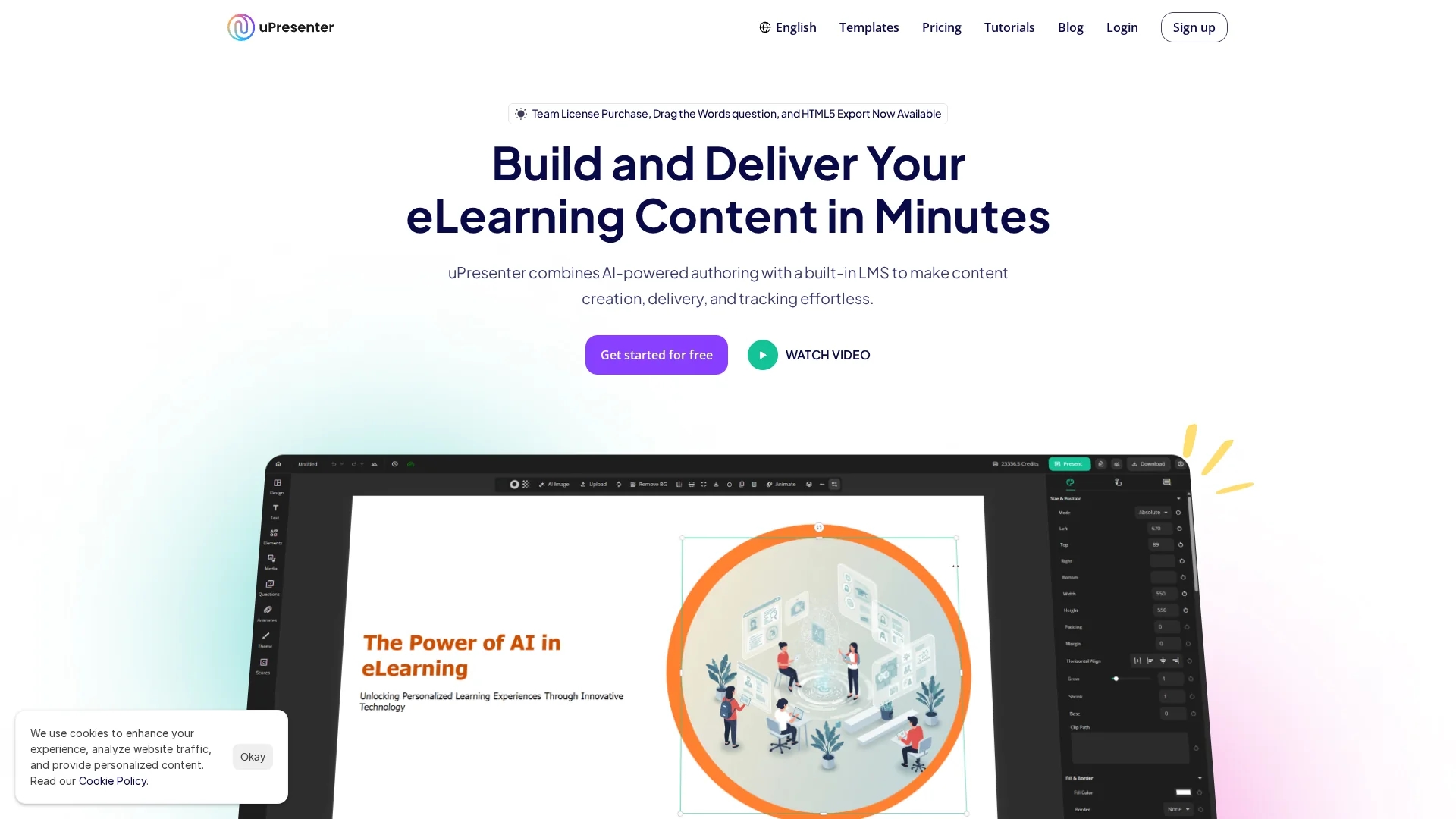 upresenter homepage