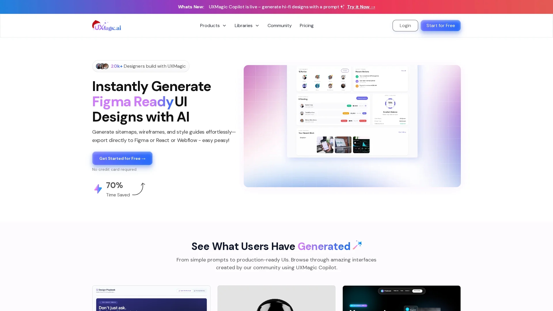 ux-magic-ai homepage