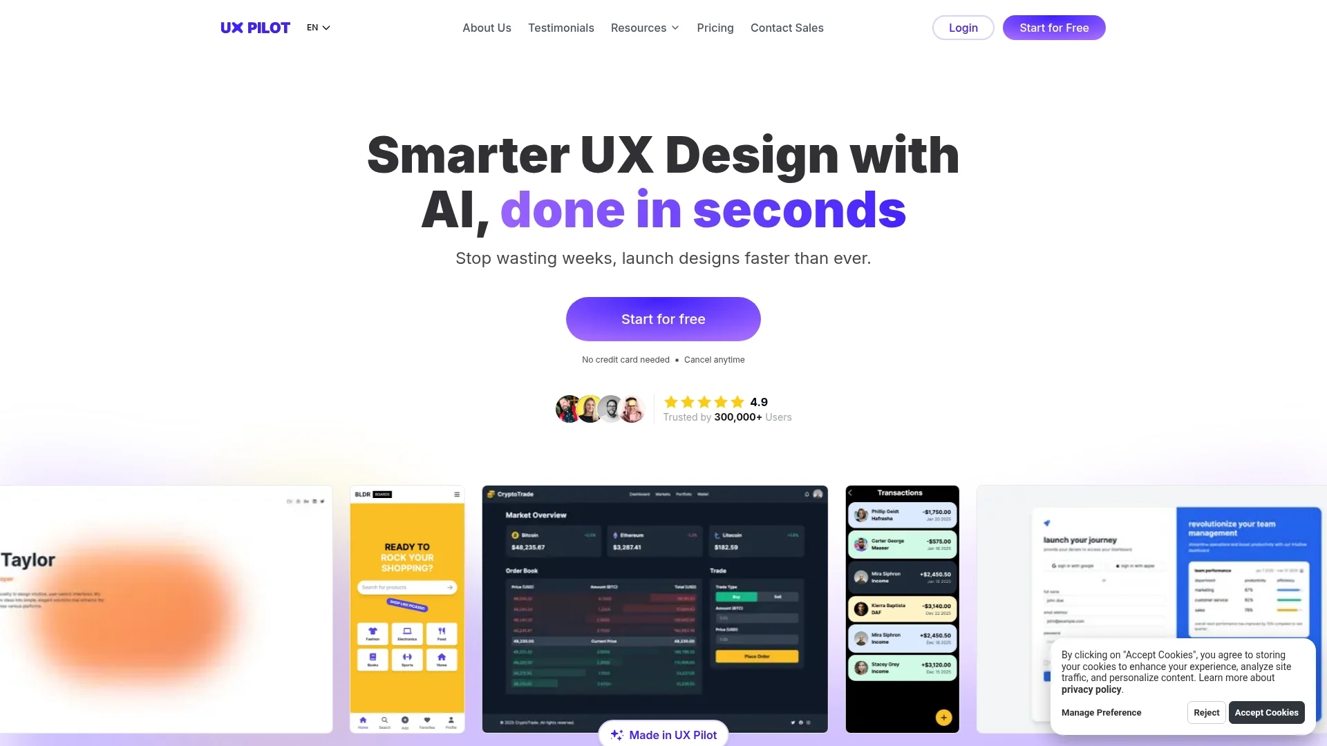 ux-pilot-ai homepage