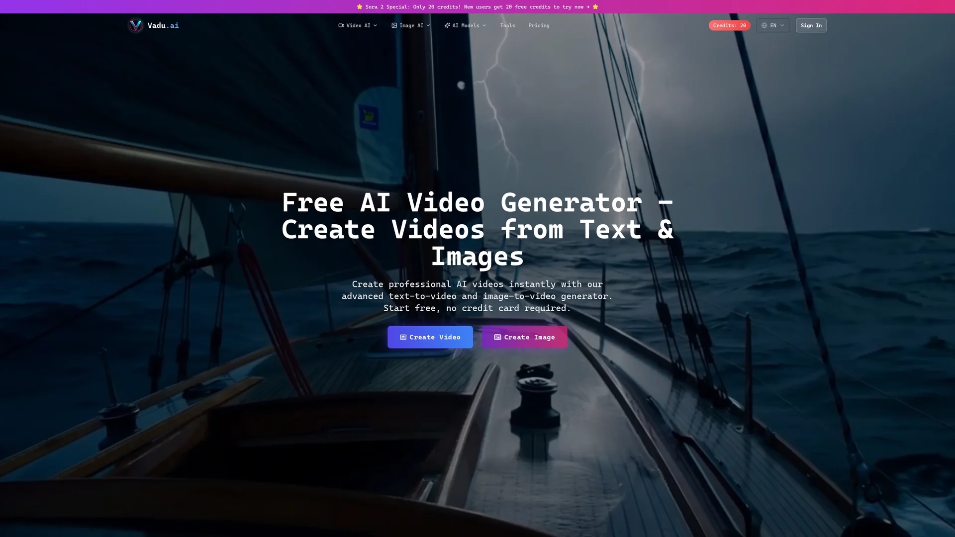 vadu-ai homepage