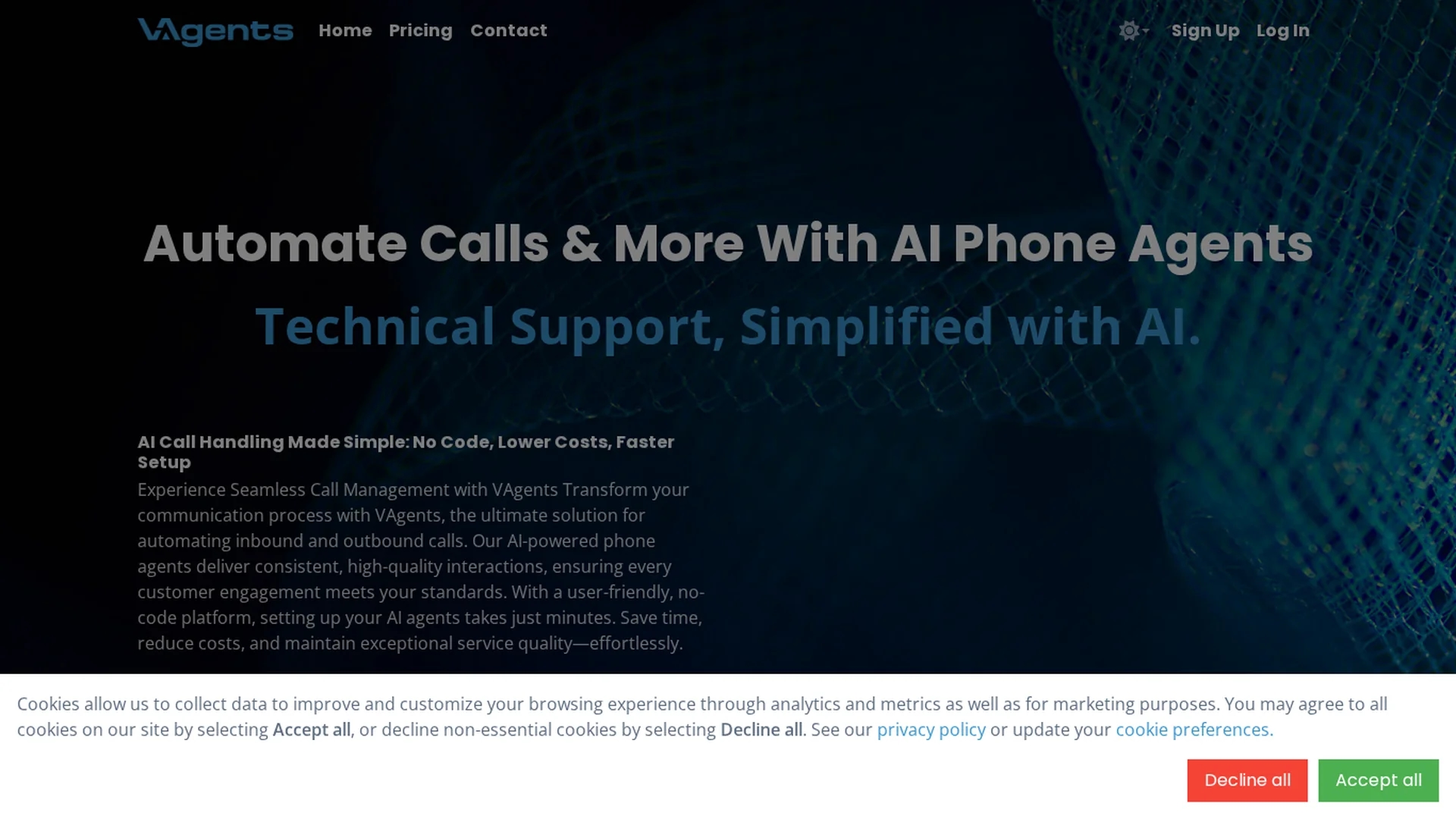 vagents homepage