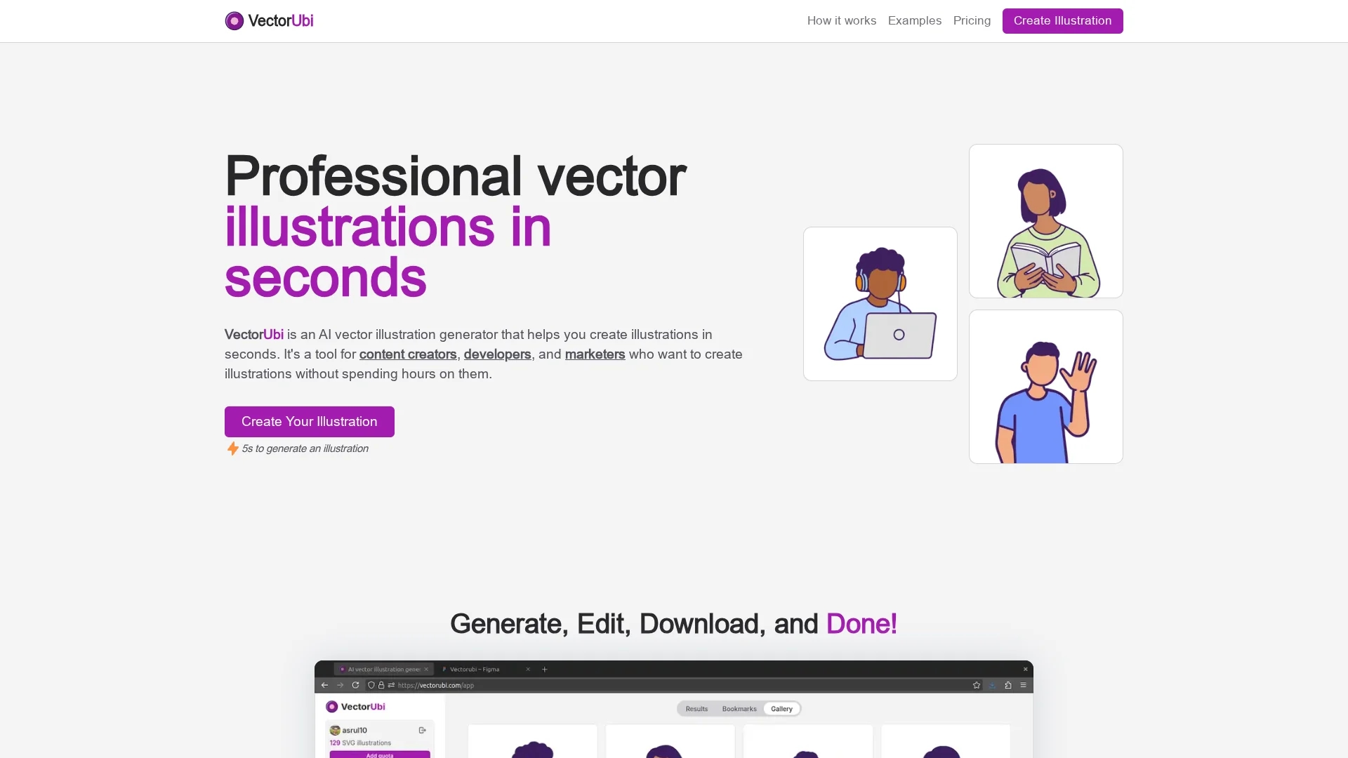 vectorubi homepage