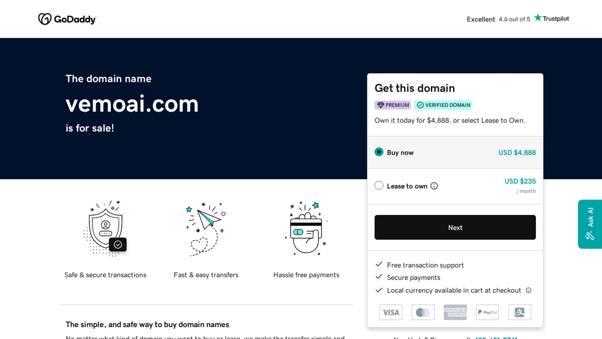 vemoai homepage