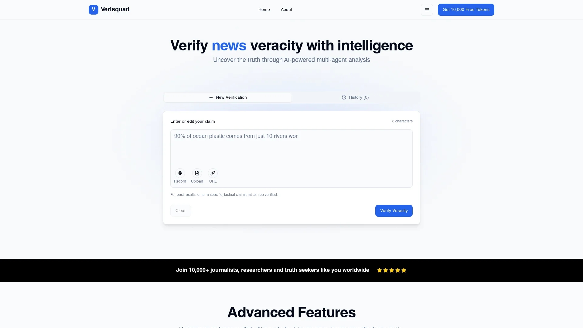 verisquad homepage