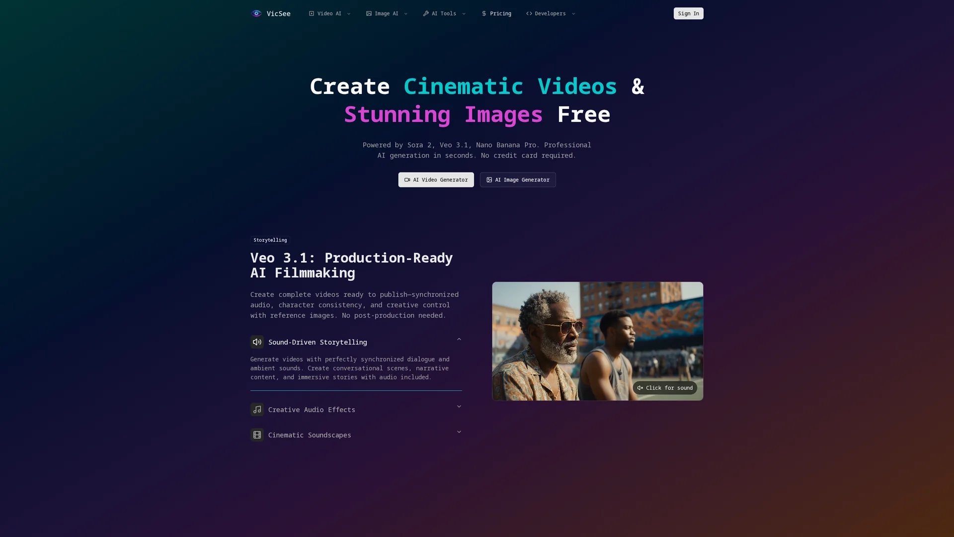 vicsee-com homepage