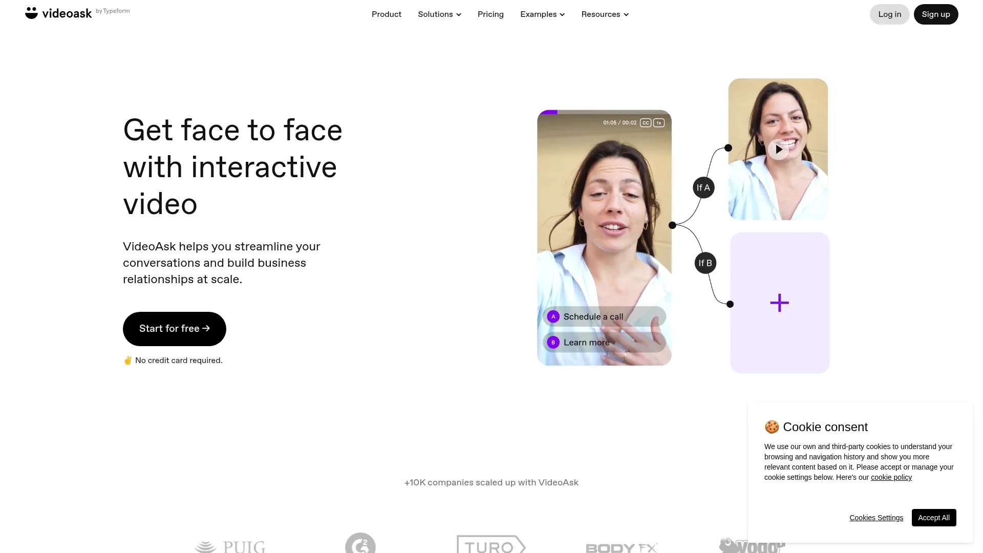videoask homepage
