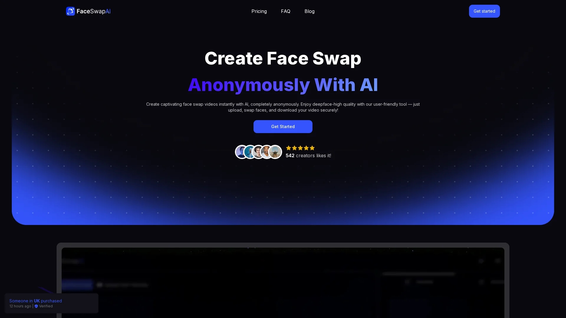 videofaceswap-ai homepage