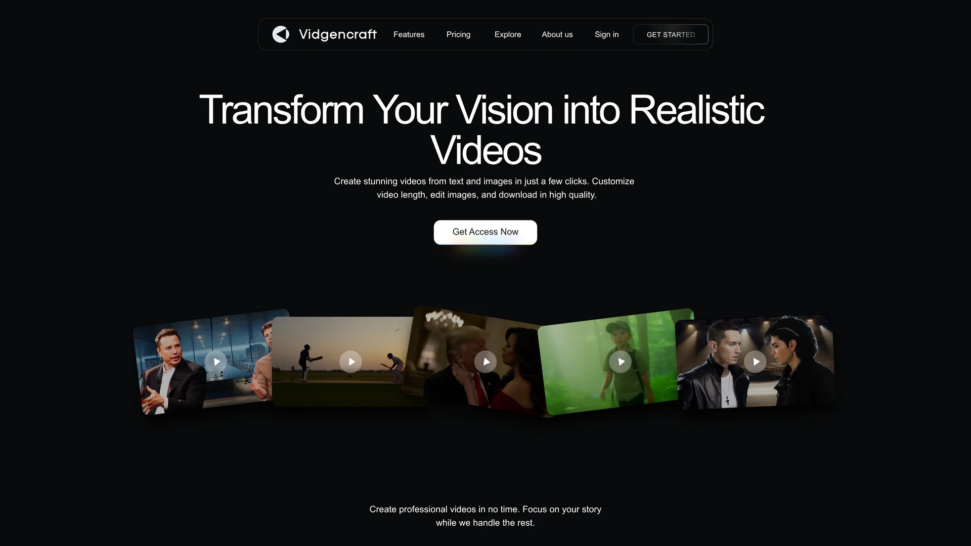 vidgencraft homepage