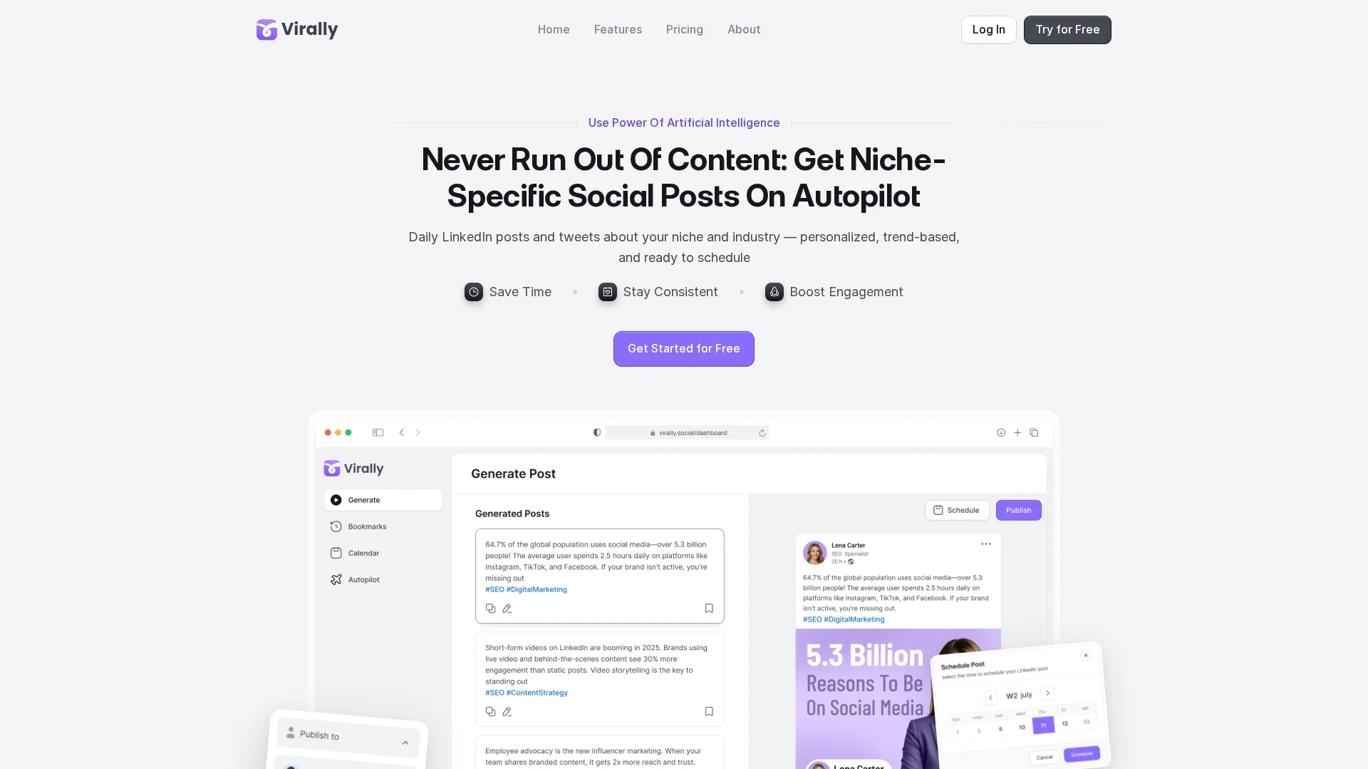 virally homepage
