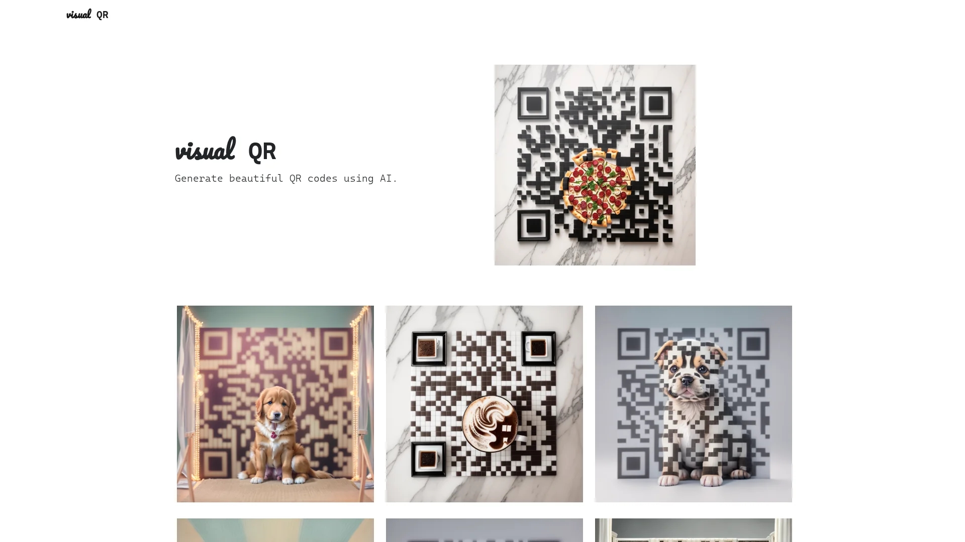 visualqr homepage