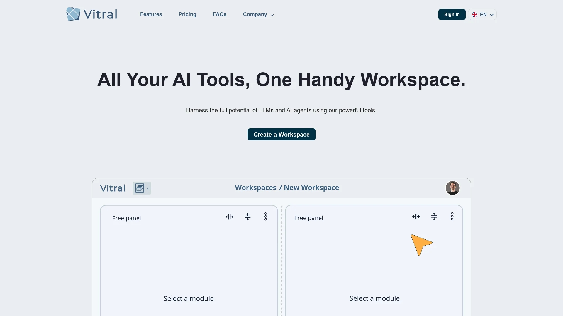 vitral-ai homepage