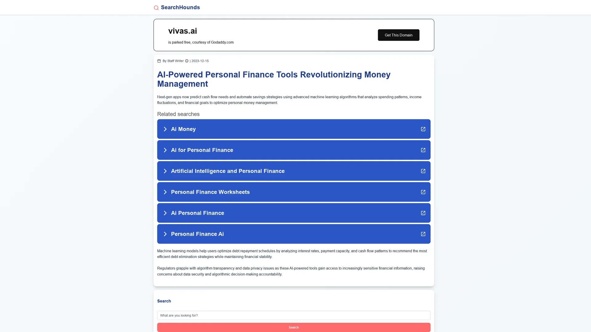 vivas-ai homepage