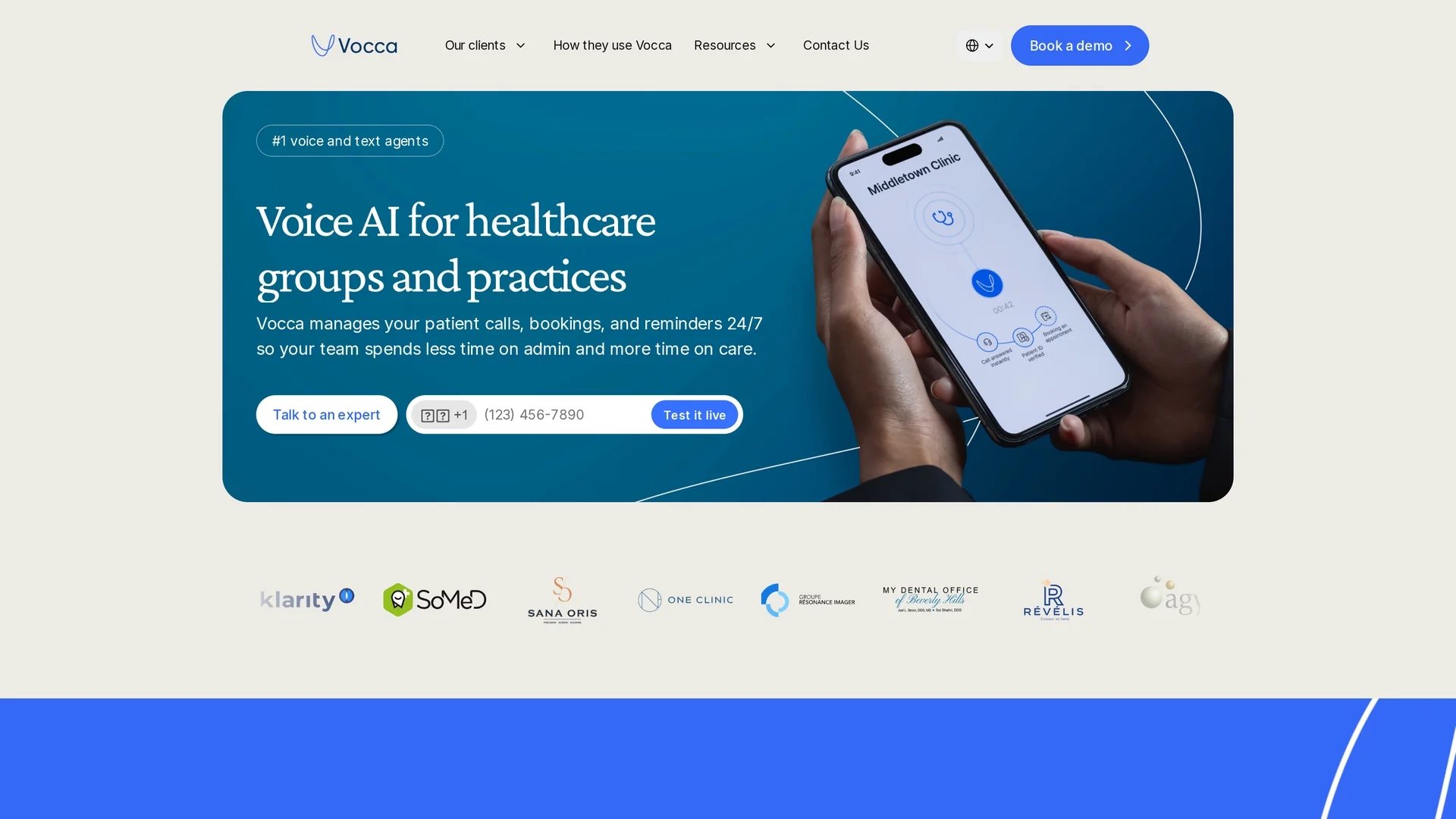 vocca homepage