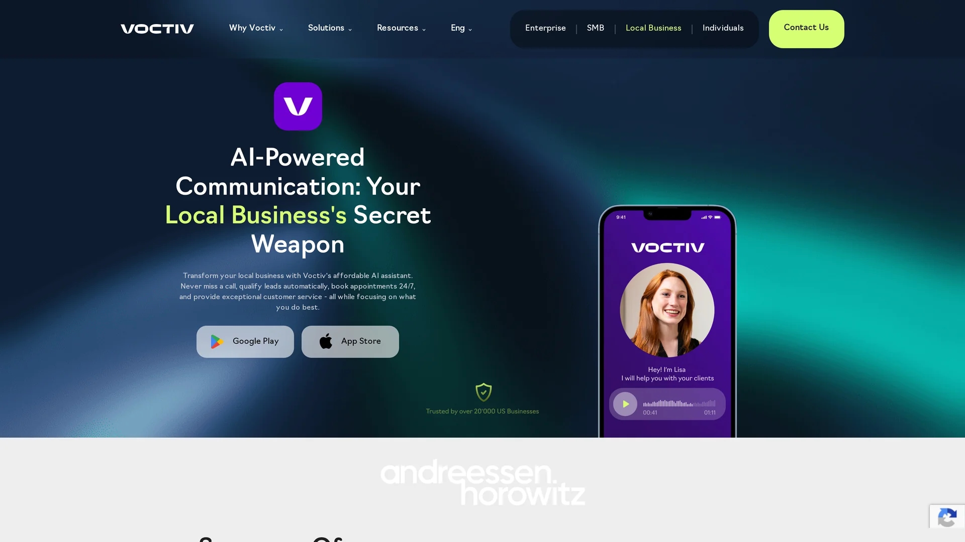 voctiv-ai-call-assistant homepage