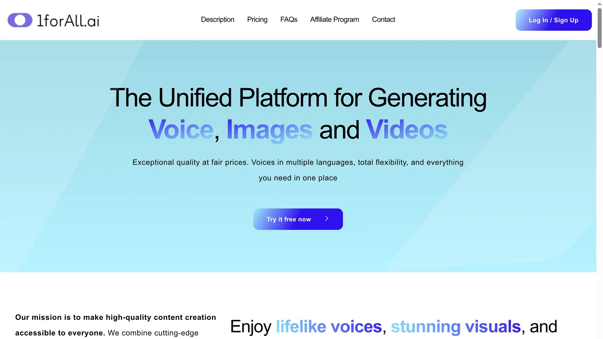voicegen homepage
