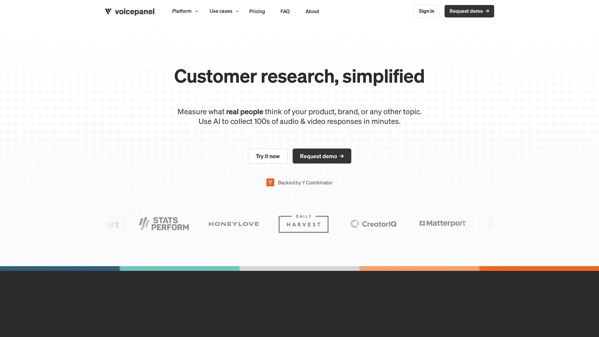 voicepanel homepage