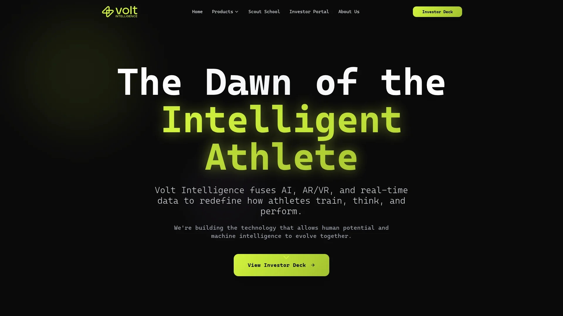 volt-intelligence homepage