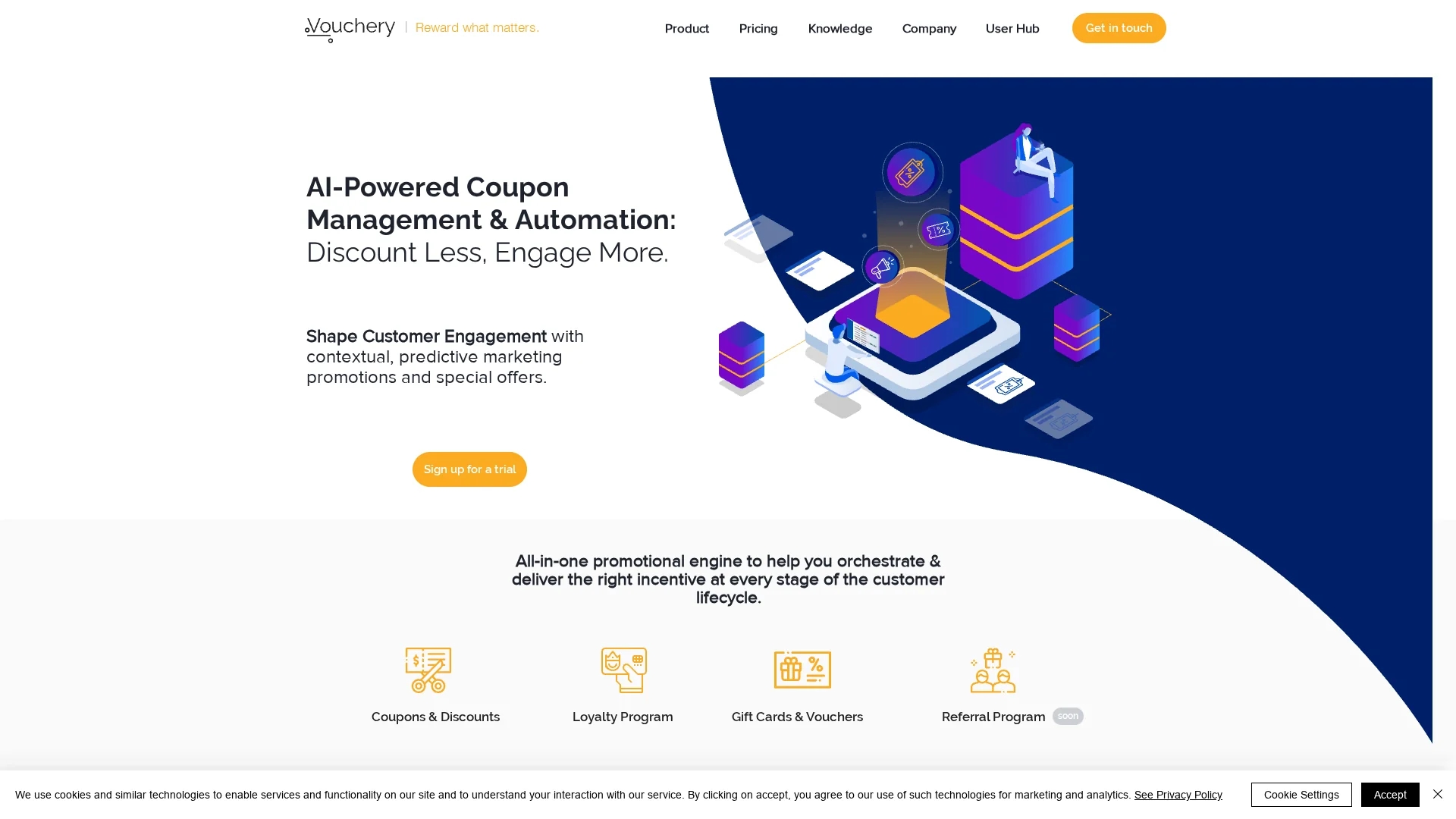 vouchery-io homepage